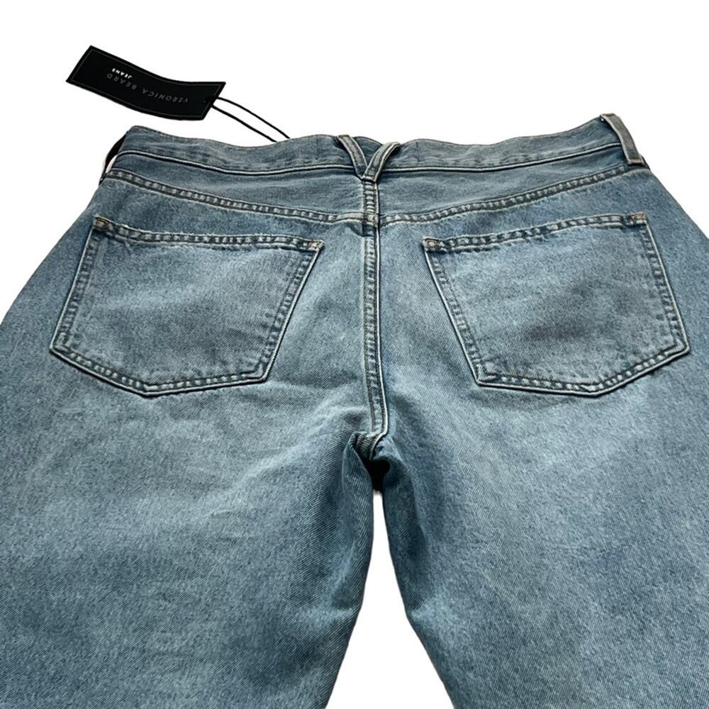 Veronica Beard Blake Crop Classic High Rise Straight Leg Jeans Size 29 - Picture 7 of 13